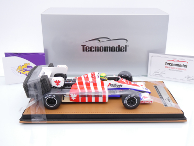 Preview: Tecnomodel TMD18-441B # Toleman TG184 F1 #19 3rd Portugal GP 1984 " Ayrton Senna " 1:18