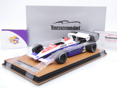Tecnomodel TM18-369C # Toleman TG184 F1 #20 USA GP 1984 " Johnny Cecotto " 1:18