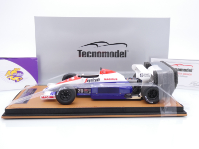 Preview: Tecnomodel TM18-369C # Toleman TG184 F1 #20 USA GP 1984 " Johnny Cecotto " 1:18