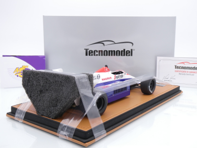 Preview: Tecnomodel TM18-369C # Toleman TG184 F1 #20 USA GP 1984 " Johnny Cecotto " 1:18