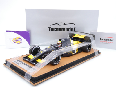 Tecnomodel TMD18-471C # Minardi M191 F1 #23 9th USA GP 1991 " Pierluigi Martini " 1:18