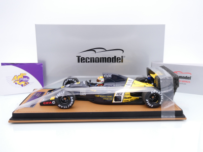 Preview: Tecnomodel TMD18-471C # Minardi M191 F1 #23 9th USA GP 1991 " Pierluigi Martini " 1:18