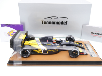 Preview: Tecnomodel TMD18-471C # Minardi M191 F1 #23 9th USA GP 1991 " Pierluigi Martini " 1:18