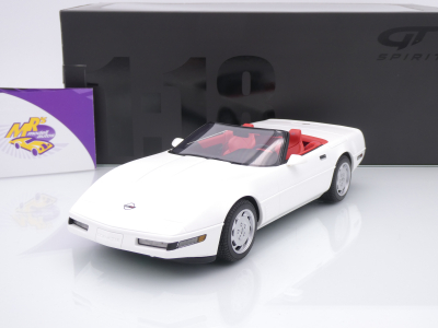 GT Spirit GT580 # Chevrolet Corvette C4 Cabriolet Baujahr 1995 " weiß " 1:18