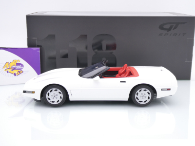 Preview: GT Spirit GT580 # Chevrolet Corvette C4 Cabriolet Baujahr 1995 " weiß " 1:18