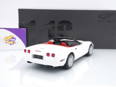 Preview: GT Spirit GT580 # Chevrolet Corvette C4 Cabriolet Baujahr 1995 " weiß " 1:18