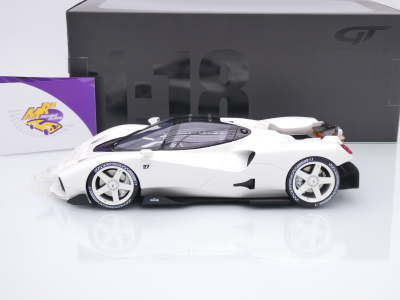 Preview: GT Spirit GT578 # NILU 27 V12 Hypercar Baujahr 2025 " Super White / weiß " 1:18