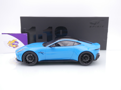 Preview: GT Spirit GT1008 # Aston Martin Vantage V8 Baujahr 2024 " Elwood Blue " 1:18