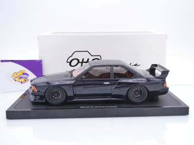 Preview: Ottomobile OT1184 # BMW 635 CSI (E24) Widebody by Coutner Baujahr 2021 " dunkelblau-metallic " 1:18