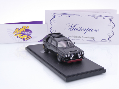 Preview: Autocult Masterpiece 90356 # Lancia Delta S4 Corsa Gruppe B Baujahr 1986 " schwarz " 1:43
