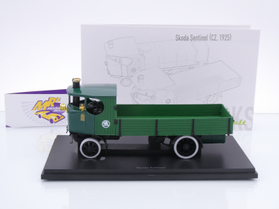 Preview: Autocult 11021-2 # Skoda Sentinel Pritschen-LKW Baujahr 1925 " dunkelgrün " 1:43