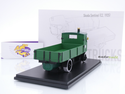 Preview: Autocult 11021-2 # Skoda Sentinel Pritschen-LKW Baujahr 1925 " dunkelgrün " 1:43