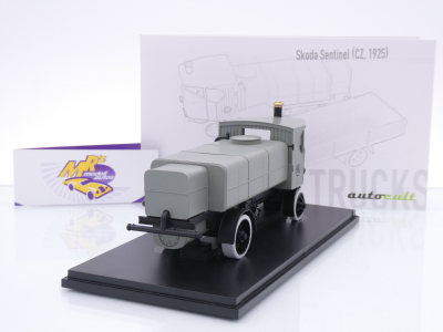 Preview: Autocult 11021-1 # Skoda Sentinel Tank-LKW Baujahr 1925 " hellgrau " 1:43