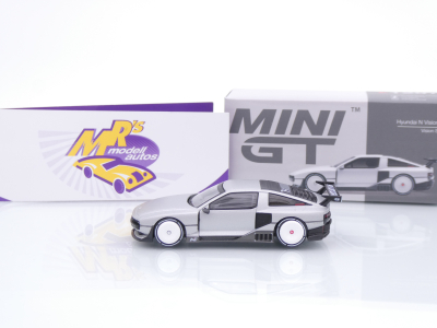 Preview: TSM MINI GT MGT01207-L # Hyundai Concept N Vision 74 (VP2) Baujahr 2022 " silbergraumetallic ( Vision Silver ) " 1:64