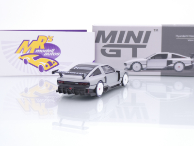 Preview: TSM MINI GT MGT01207-L # Hyundai Concept N Vision 74 (VP2) Baujahr 2022 " silbergraumetallic ( Vision Silver ) " 1:64
