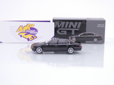 Preview: TSM MINI GT MGT01242-L # BMW 750IL (E38) Limousine Baujahr 1999 LHD " schwarzmetallic " 1:64