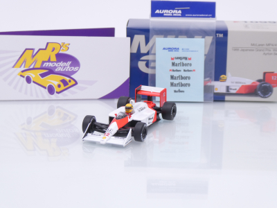TSM Mini GT MGT01099-L # McLaren MP4/4 F1 #12 Win Japan GP 1988 " Ayrton Senna " 1:64