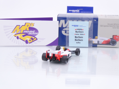 Preview: TSM Mini GT MGT01099-L # McLaren MP4/4 F1 #12 Win Japan GP 1988 " Ayrton Senna " 1:64