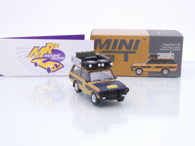 Preview: TSM MINI GT MGT01311-L # Land Range Rover Camel Trophy Sumatra 1981 " N. Sudmann - F. Hofmann " 1:64