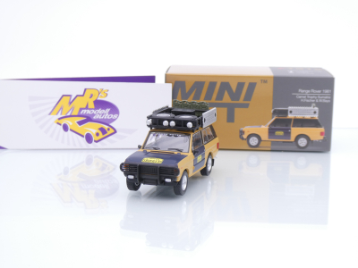 TSM MINI GT MGT01312-L # Land Range Rover Camel Trophy Sumatra 1981 " H. Fischer - W. Bays " 1:64