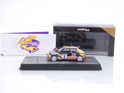 Preview: Tarmac Works T64-049-93PIR06 # Lancia Delta HF Winner " Piancavallo Rallye 1993 " 1:64