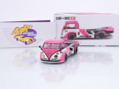 TSM MINI GT KHMG245 # Volkswagen VW T1 Pickup " Kaido House - Radvan V1 " 1:64