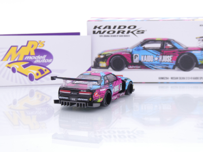 Preview: TSM MINI GT KHMG284 # Nissan Silvia S13-R 1991 " Kaido House - Splash V1 " 1:64