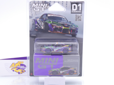 TSM MINI GT MGT00951-BL # Toyota GR Supra " Evangelion Racing D1 GP 2021 " 1:64