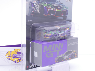 Preview: TSM MINI GT MGT00951-BL # Toyota GR Supra " Evangelion Racing D1 GP 2021 " 1:64