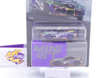 Preview: TSM MINI GT MGT00951-BL # Toyota GR Supra " Evangelion Racing D1 GP 2021 " 1:64
