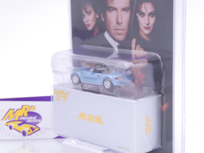 Preview: TSM MINI GT MGT00914-007TC # BMW Z3 Roadster " James Bond Golden Eye CHINA " 1:64
