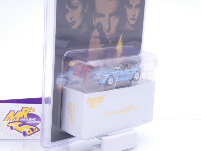 Preview: TSM MINI GT MGT00914-007E # BMW Z3 Roadster " James Bond - Golden Eye ENG " 1:64