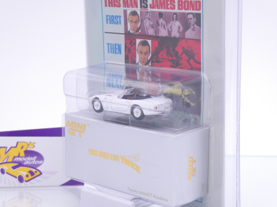Preview: TSM MINI GT MGT00915-007E # Toyota 2000 GT " James Bond - Live Twice ENG " 1:64