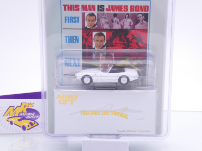 Preview: TSM MINI GT MGT00915-007E # Toyota 2000 GT " James Bond - Live Twice ENG " 1:64