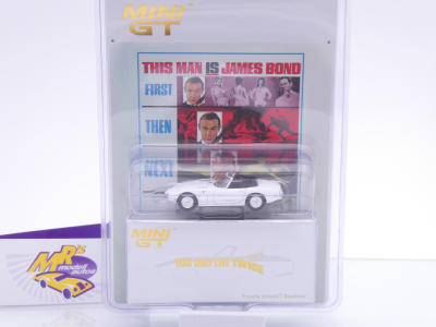 TSM MINI GT MGT00915-007E # Toyota 2000 GT " James Bond - Live Twice ENG " 1:64