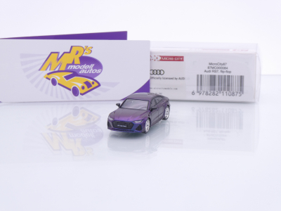 Micro City Herpa 87MC000084 # Audi RS7 Sportback Baujahr 2023 " flip-flop / lilablaumetallic " 1:87