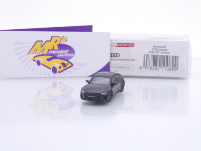 Micro City Herpa 87MC000098 # Audi RS7 Sportback Baujahr 2023 " schwarz " 1:87