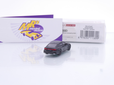 Preview: Micro City Herpa 87MC000098 # Audi RS7 Sportback Baujahr 2023 " schwarz " 1:87