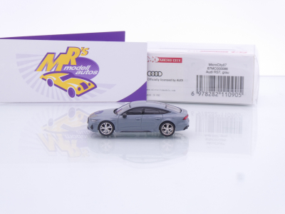 Preview: Micro City Herpa 87MC000086 # Audi RS7 Sportback Baujahr 2023 " Kreidegrau " 1:87
