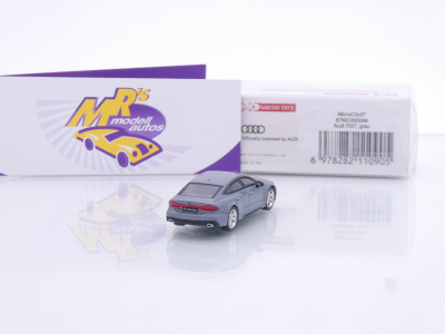 Preview: Micro City Herpa 87MC000086 # Audi RS7 Sportback Baujahr 2023 " Kreidegrau " 1:87