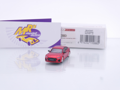 Micro City Herpa 87MC000085 # Audi RS7 Sportback Baujahr 2023 " dunkelrotmetallic " 1:87