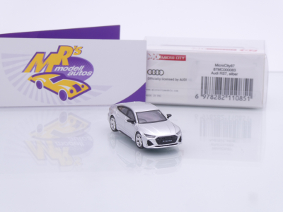 Preview: Micro City Herpa 87MC000083 # Audi RS7 Sportback Baujahr 2023 " silbermetallic " 1:87