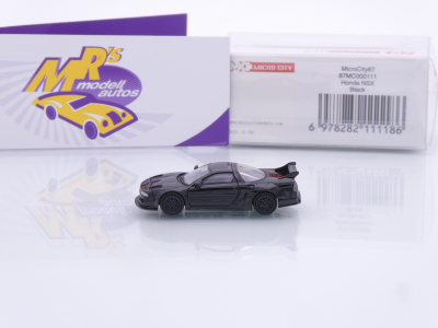 Preview: Micro City Herpa 87MC000111 # Honda NSX Type R Baujahr 1992 " schwarz " 1:87