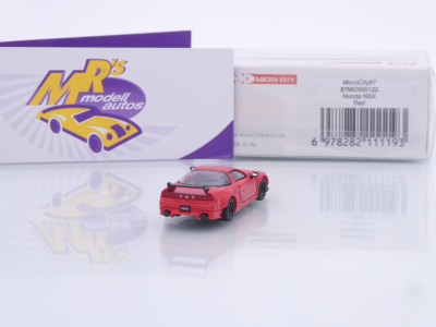 Preview: Micro City Herpa 87MC000122 # Honda NSX Type R Baujahr 1992 " rot " 1:87