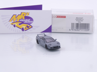 Preview: Micro City Herpa 87MC000112 # Honda NSX Type R Baujahr 1992 " Kreidegrau " 1:87