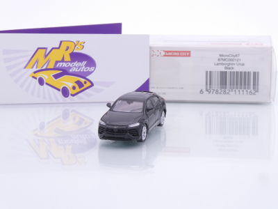 Micro City Herpa 87MC000121 # Lamborghini Urus Baujahr 2018 " schwarz / Nero " 1:87
