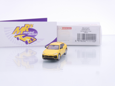Micro City Herpa 87MC000107 # Lamborghini Urus Baujahr 2018 " Giallo Modena " 1:87