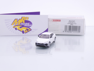 Micro City Herpa 87MC000110 # Lamborghini Urus Baujahr 2018 " Bianco Asopo " 1:87