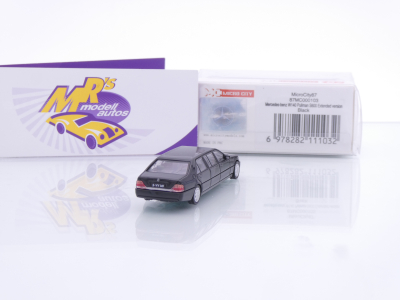 Preview: Micro City Herpa 87MC000103 # Mercedes-Benz Pullman S600 W140 Baujahr 1995 " schwarz " 1:87