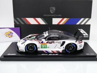 Preview: Spark WAP0219030RRSR # Porsche 911 RSR Nr.91 WEC Finale 2022 " Last Race " 1:18